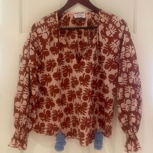 Omika Tassel Blouse